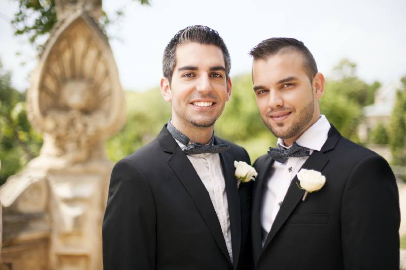 Gay and lesbian wedding